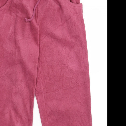 Damart Womens Pink  100% Polyester Jogger Leggings Size 10 L27 in   - Size10-12