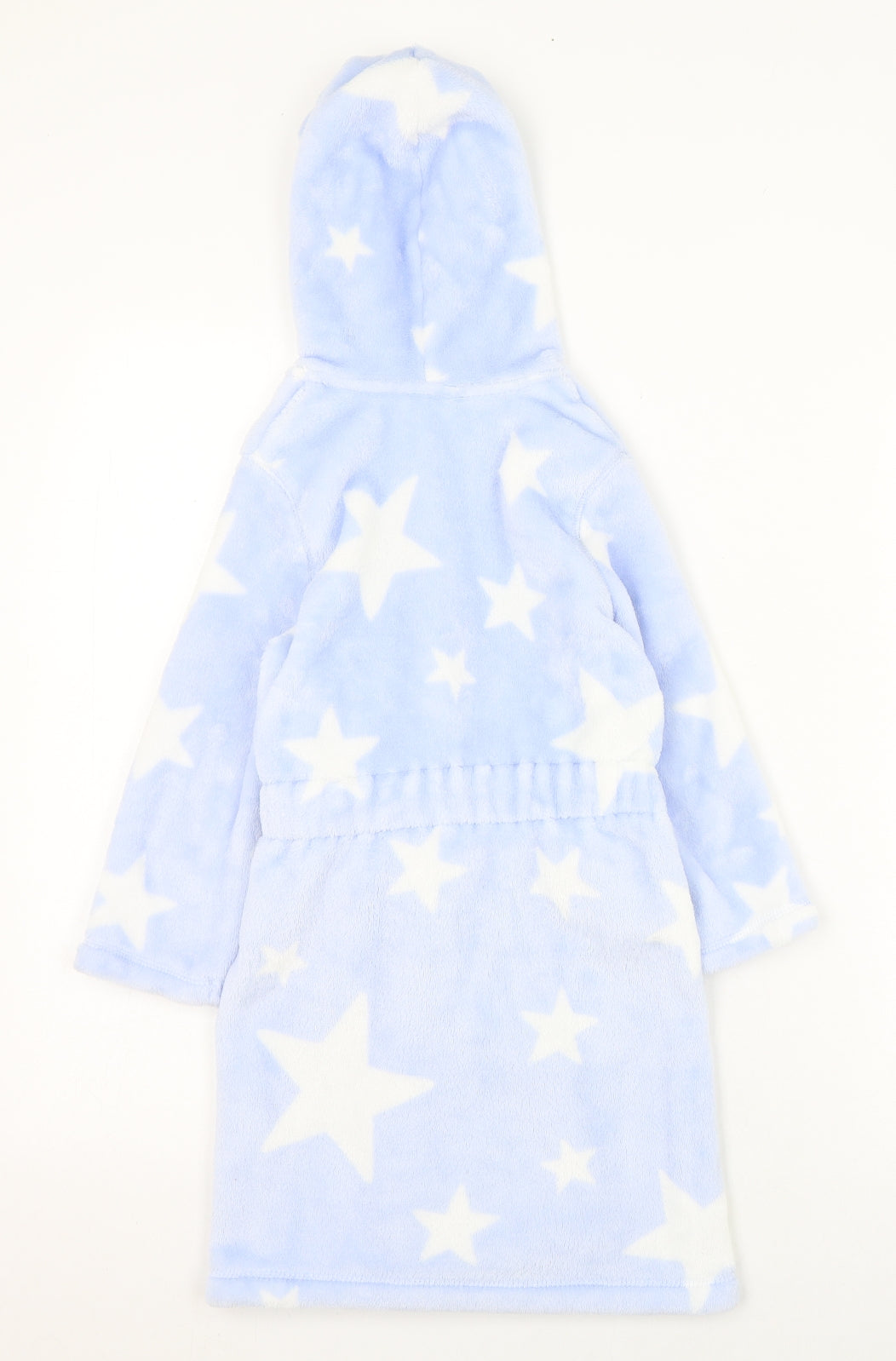 Marks and Spencer Girls Blue  Polyester  Gown Size 3-4 Years  Tie - Stars