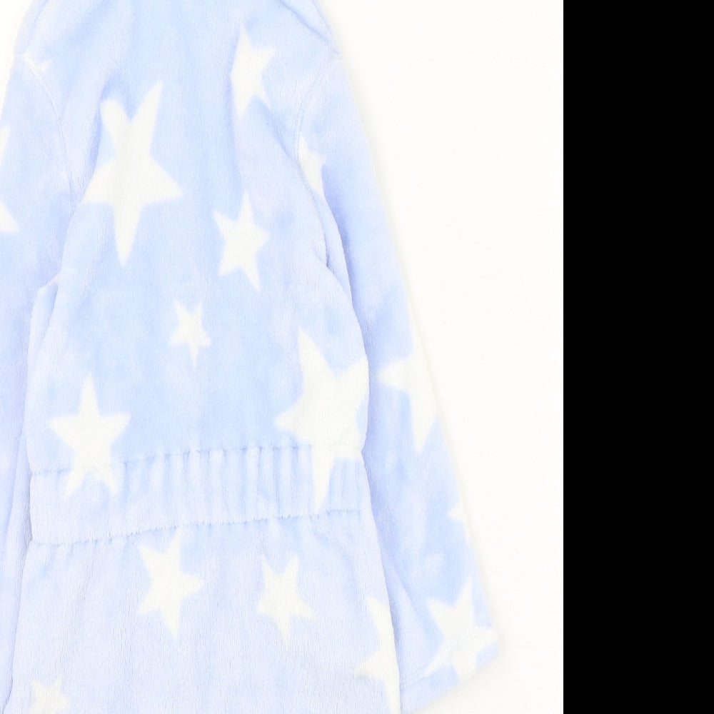 Marks and Spencer Girls Blue  Polyester  Gown Size 3-4 Years  Tie - Stars