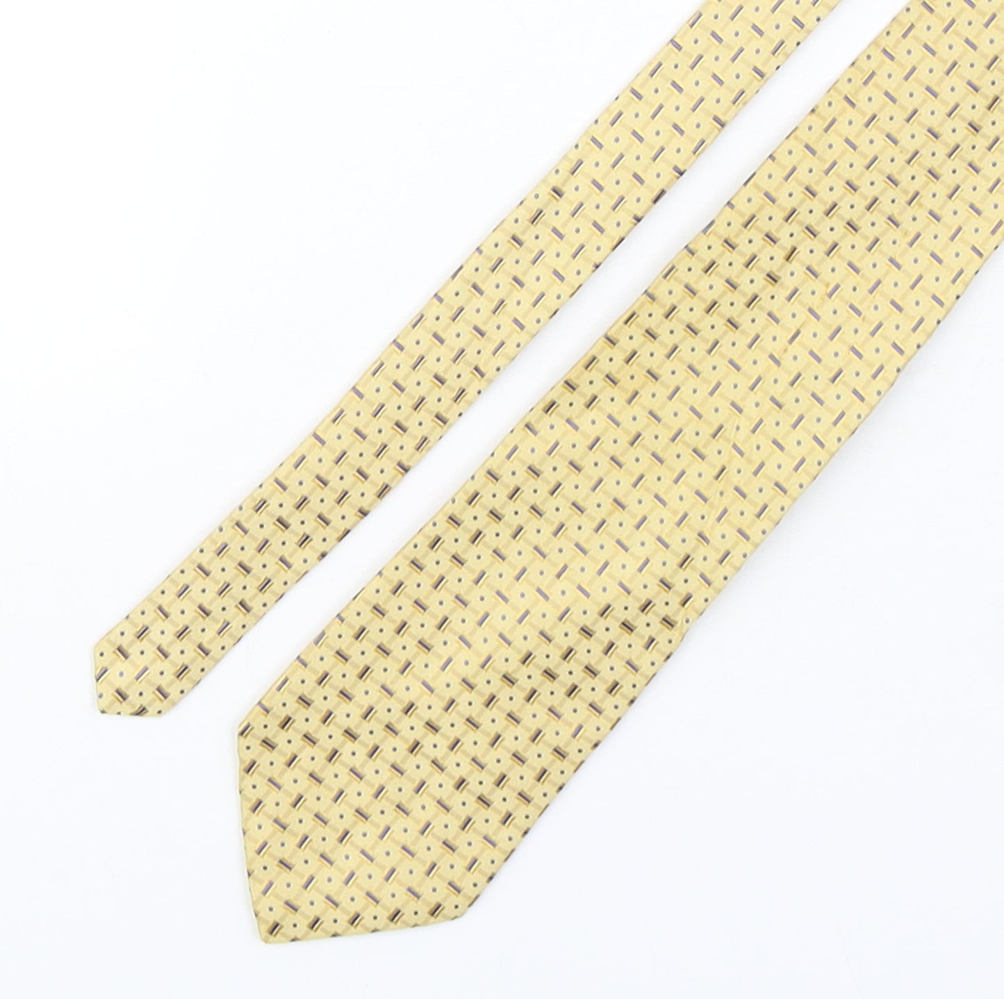 Jones New York Mens Multicoloured Geometric Silk Pointed Tie One Size