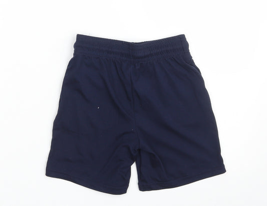 Dunnes Stores Boys Blue  Cotton Sweat Shorts Size 5-6 Years  Regular