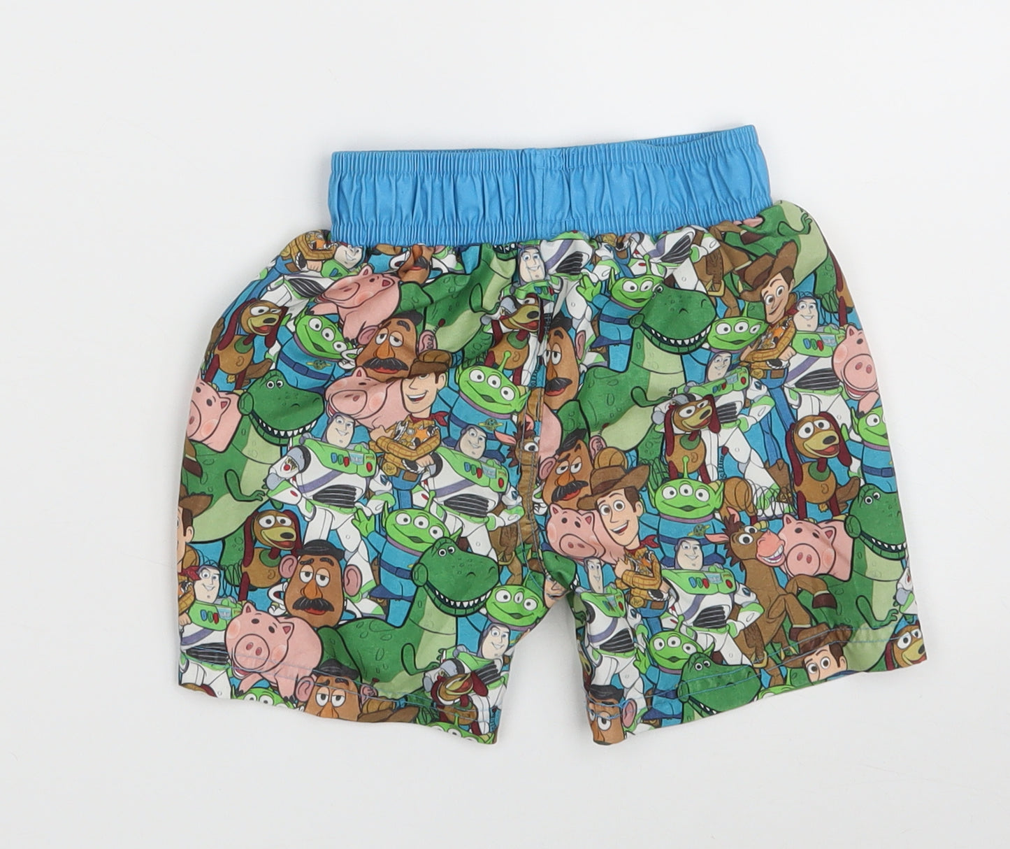 Primark Boys Multicoloured  100% Polyester Sweat Shorts Size 2-3 Years  Regular  - Toy story