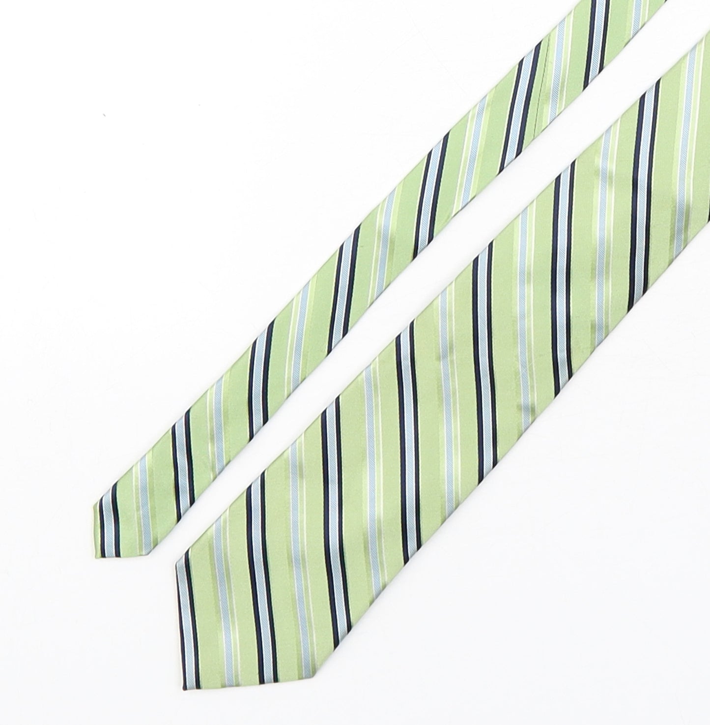 US Polo Assn. Mens Multicoloured Striped Silk Pointed Tie One Size