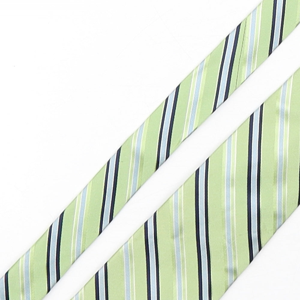 US Polo Assn. Mens Multicoloured Striped Silk Pointed Tie One Size
