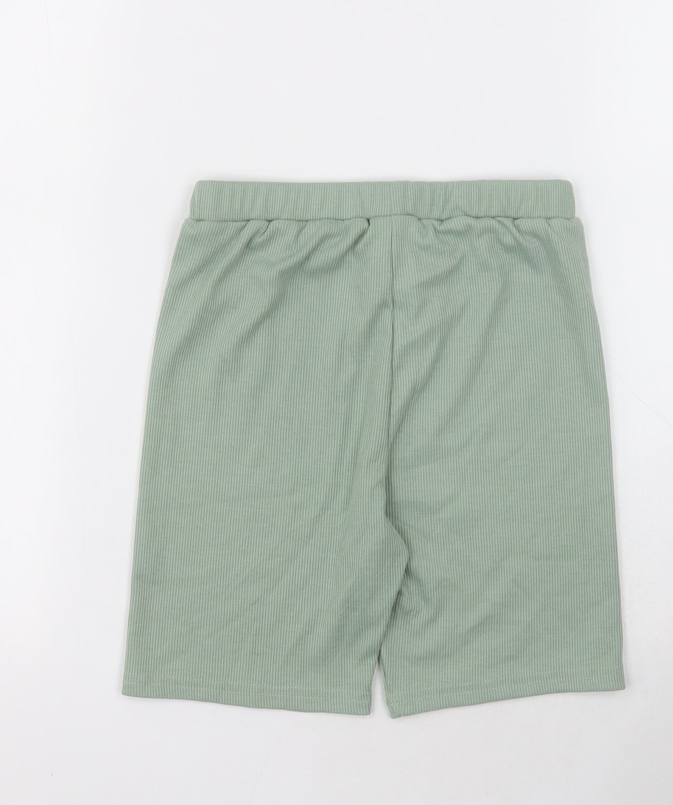 SheIn Girls Green  Polyester Sweat Shorts Size 10 Years  Regular