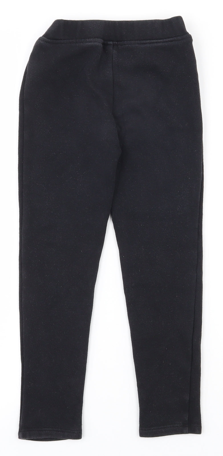 Dunnes Stores Girls Black  Polyester Jogger Trousers Size 5-6 Years  Regular Pullover - Leggings