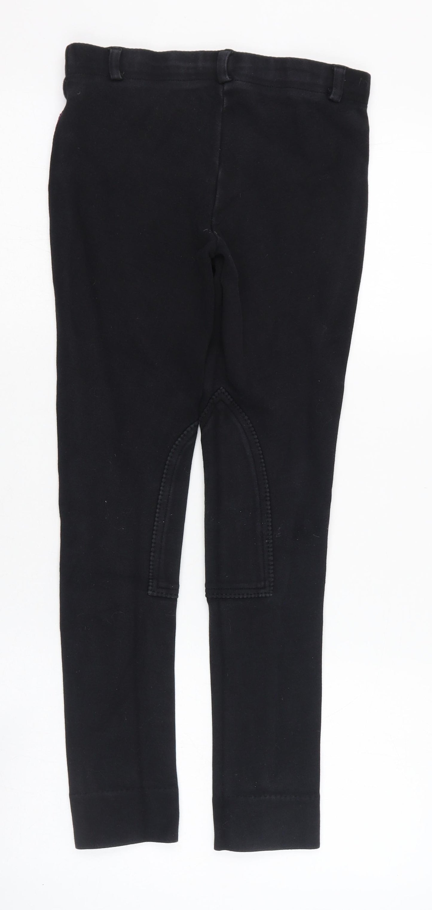 Harry Hall Girls Black  Cotton Jogger Trousers Size 10-11 Years  Regular Pullover - Jodhpurs