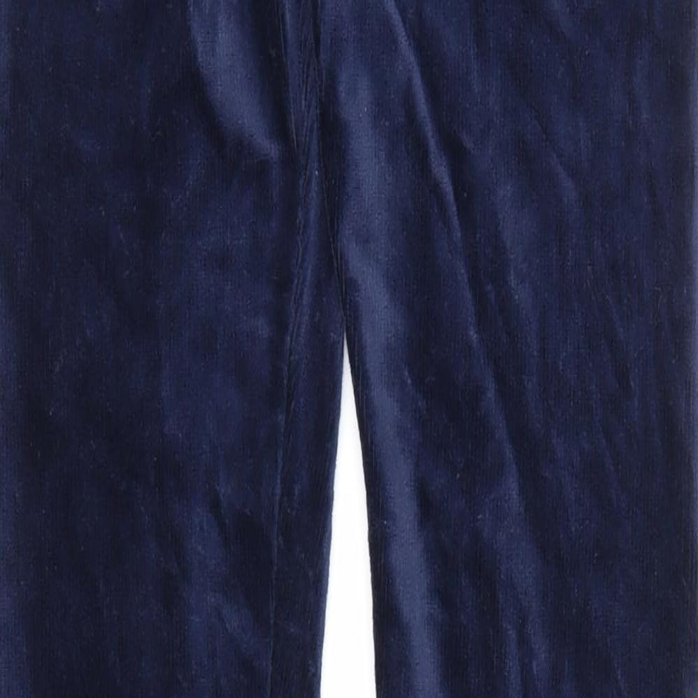 Bluezoo Girls Blue  Cotton Jegging Trousers Size 12-13 Years  Regular