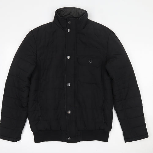 George Mens Black   Jacket  Size S  Zip