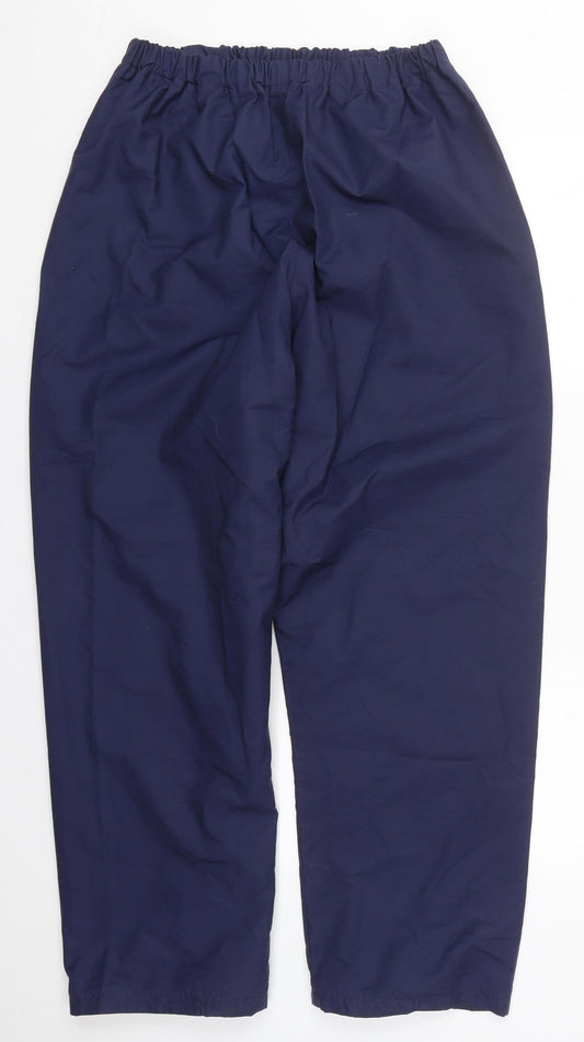 Preworn Mens Blue  Nylon Rain Trousers Trousers Size XL L30 in Regular