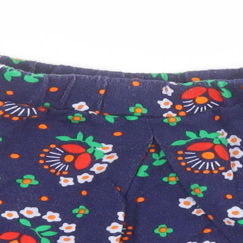 Tuc Tuc Kids Girls Blue Floral Cotton A-Line Skirt Size 6 Years  Regular Pull On