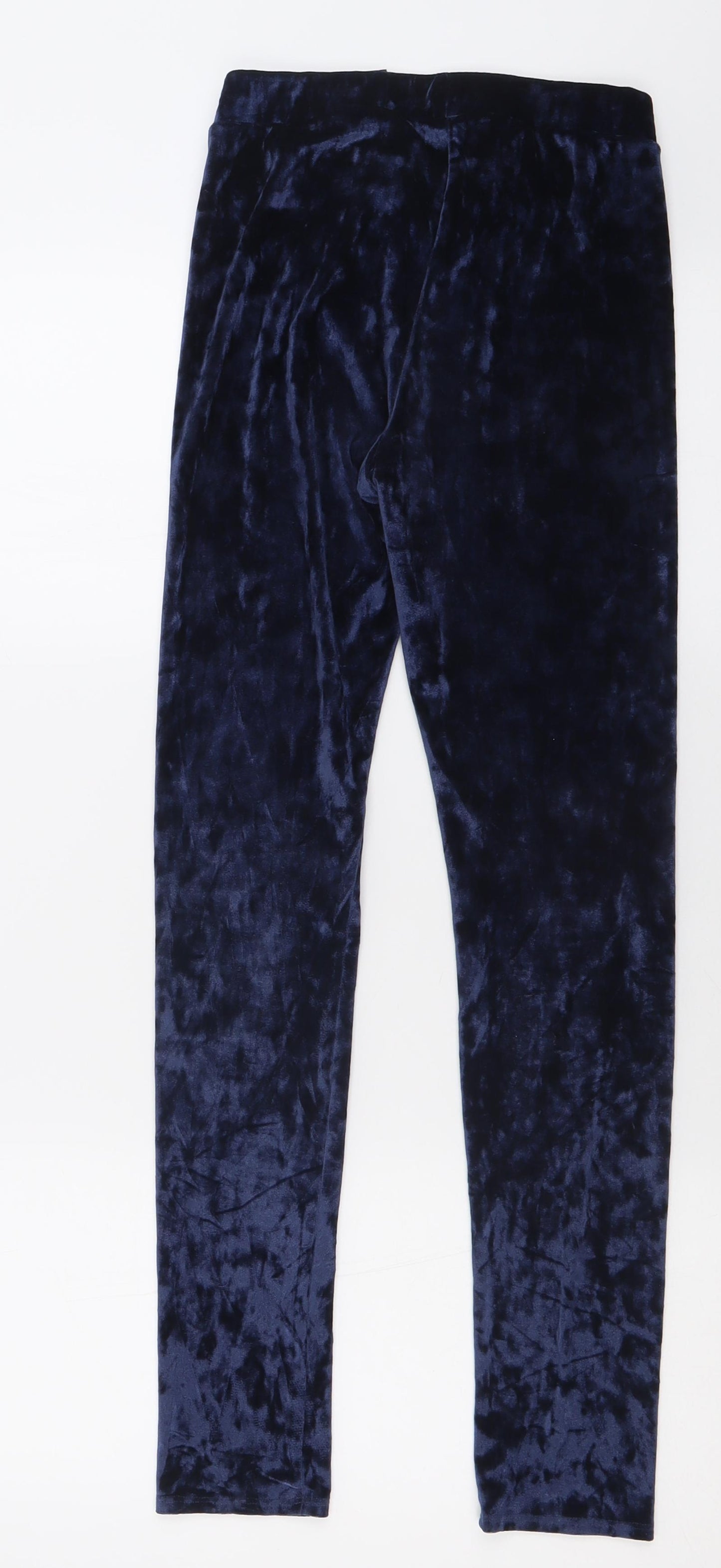 H&M Girls Blue  Polyester Capri Trousers Size 13 Years  Regular Pullover