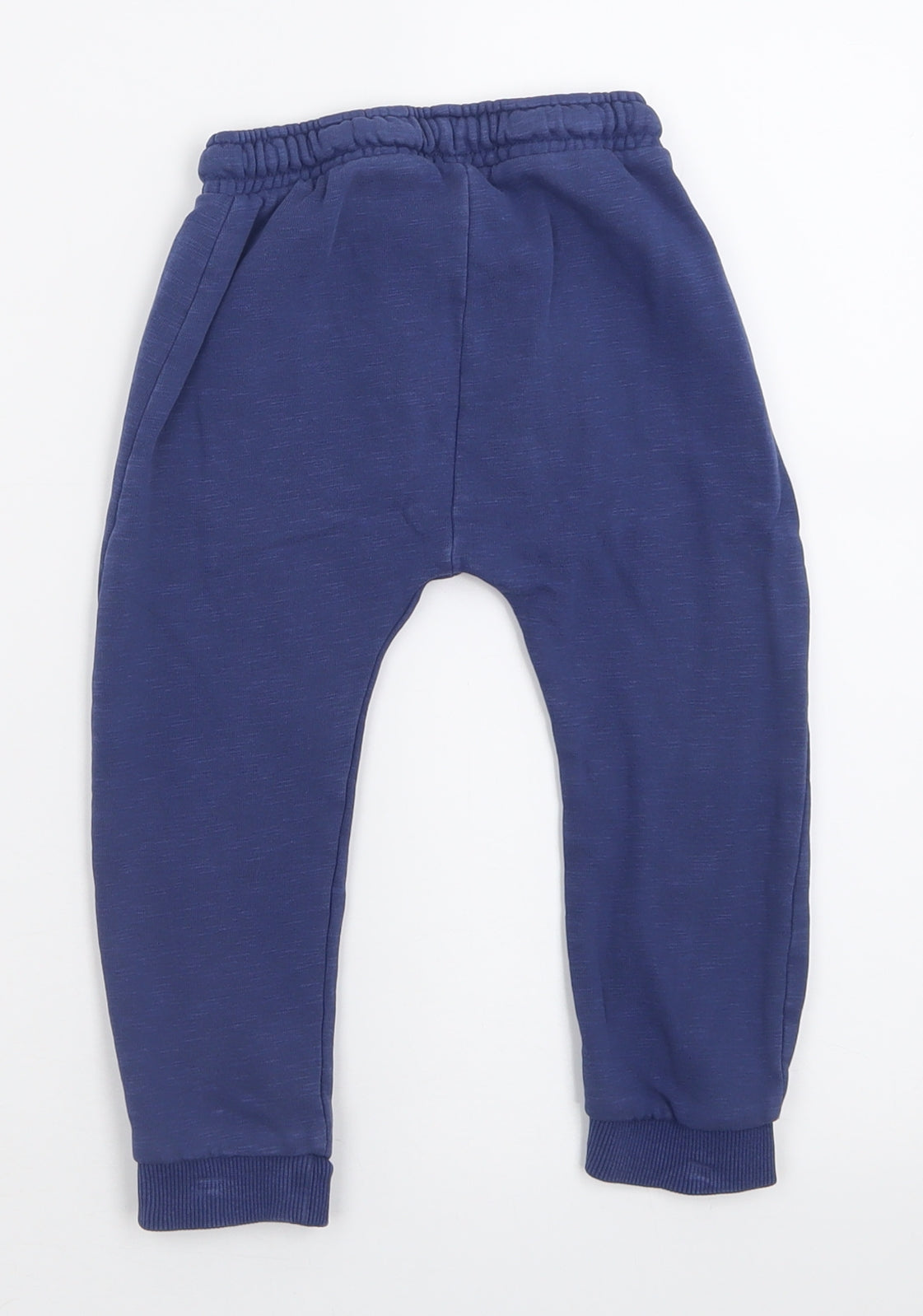 George Boys Blue  Cotton Jogger Trousers Size 2-3 Years  Regular Pullover
