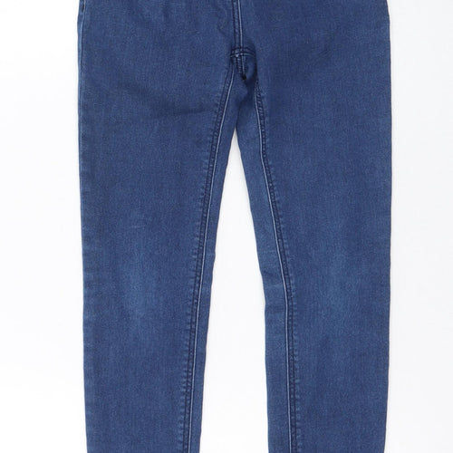 TU Girls Blue  Cotton Skinny Jeans Size 10 Years  Regular Zip