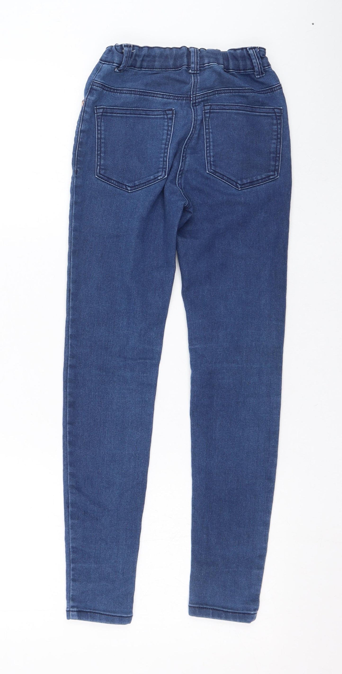 TU Girls Blue  Cotton Skinny Jeans Size 10 Years  Regular Zip