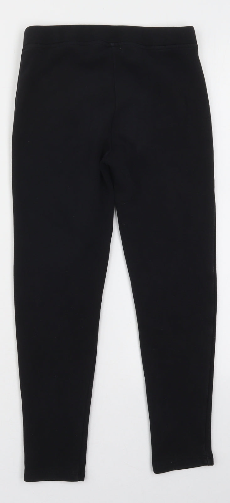 Dunnes Girls Black  Cotton Carrot Trousers Size 9-10 Years  Regular