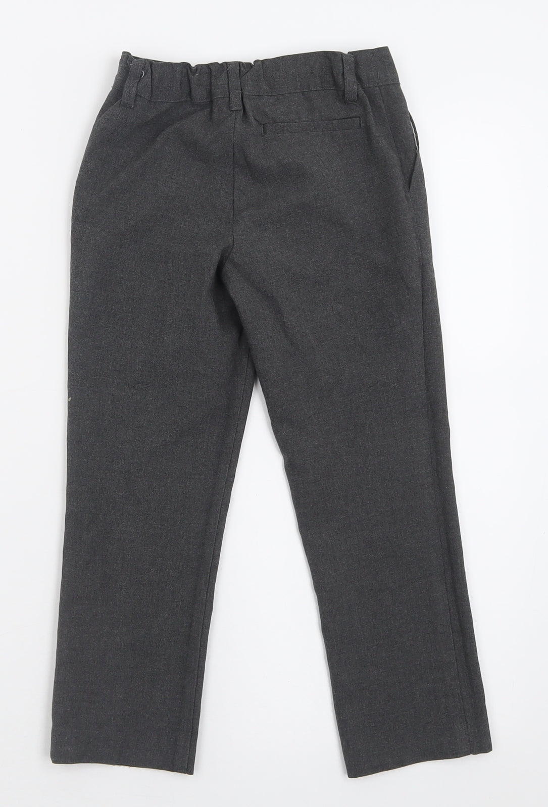Marks and Spencer Boys Grey  Polyester Capri Trousers Size 4-5 Years  Regular Pullover - School Wear