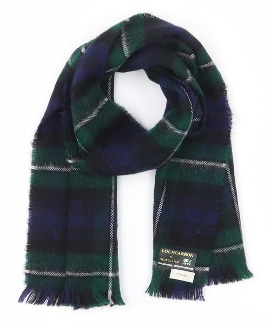 Locharron of scotland Mens Multicoloured Plaid Wool Scarf  One Size