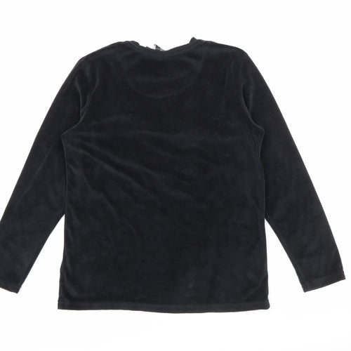 Primark Boys Black Crew Neck Camouflage Polyester Pullover Jumper Size 10-11 Years   - Playstation