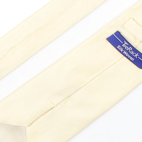 Tie Rack  Mens Beige  Silk Pointed Tie One Size