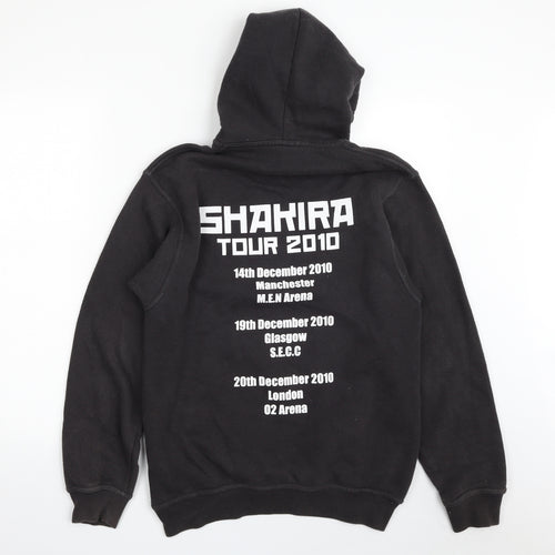 Starworld Mens Black  Cotton Pullover Hoodie Size S   - Shakira Tour 2010