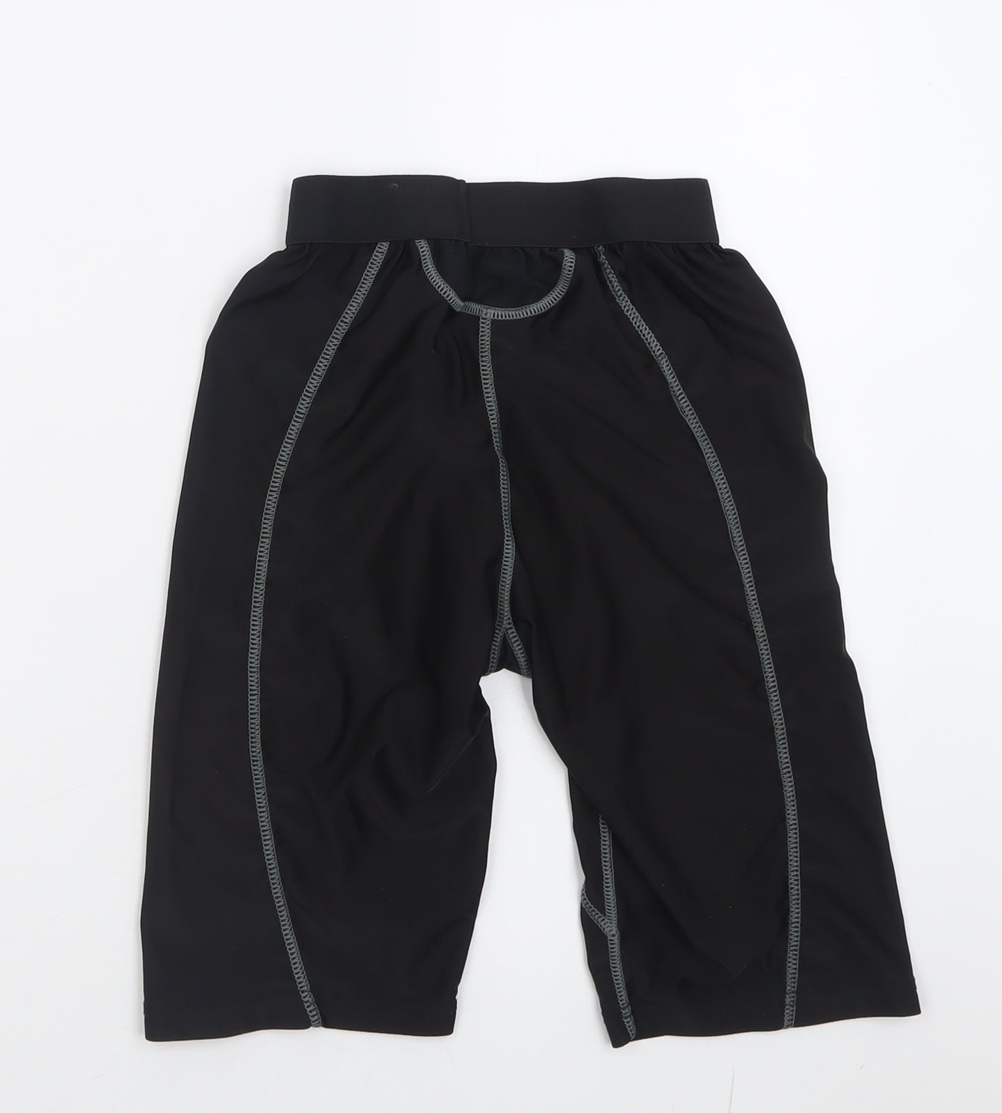 Preworn Mens Black  Polyamide Sweat Shorts Size M L9 in Regular