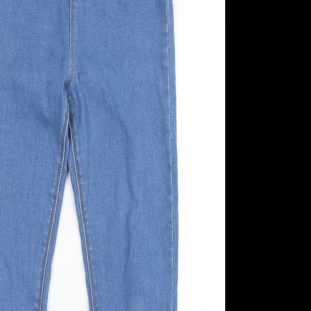 Denim & Co. Girls Blue  Cotton Jegging Jeans Size 12-13 Years  Slim