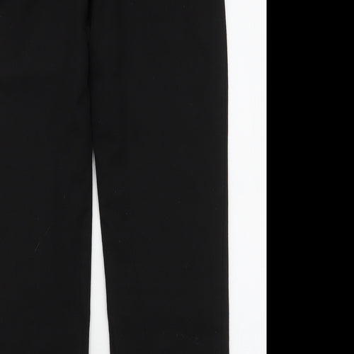 F&F Boys Black  Polyester Dress Pants Trousers Size 11-12 Years  Regular Zip