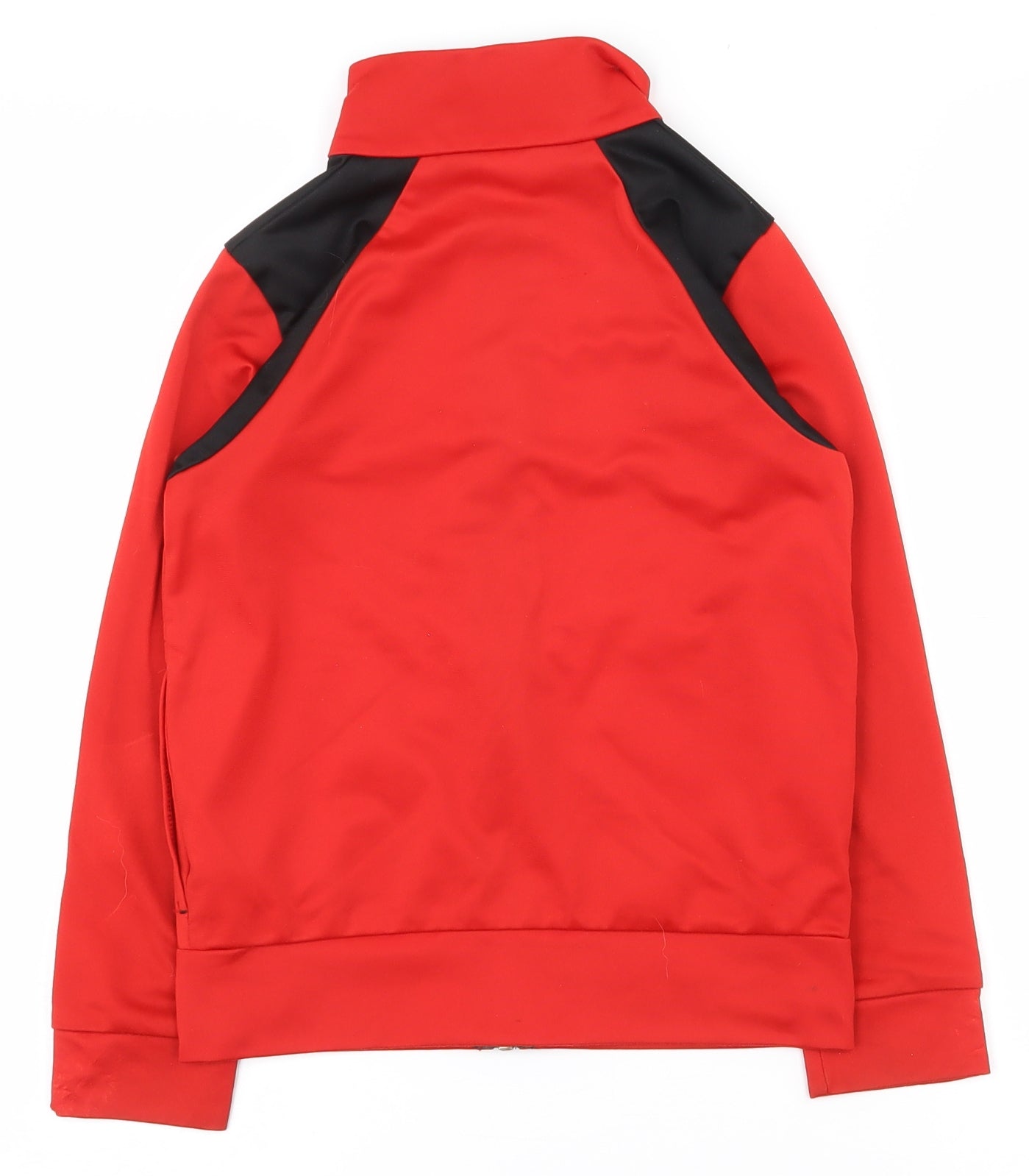 DOMYOS Boys Red  100% Polyester Full Zip Sweatshirt Size 8 Years  Zip