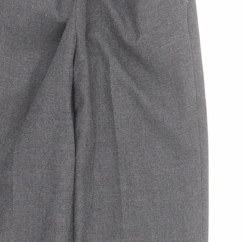 Peacocks Boys Grey  Polyester Dress Pants Trousers Size 5 Years  Regular Button - School
