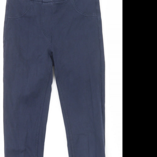 Gap Girls Blue  Cotton Jegging Trousers Size 8-9 Years  Regular  - Leggings