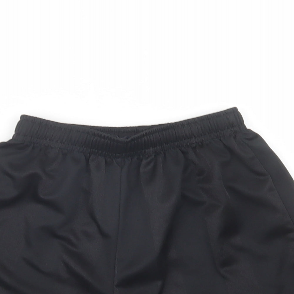 Sondico Boys Black  Polyester Sweat Shorts Size 7-8 Years  Regular Drawstring