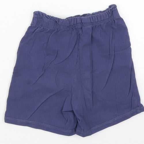 George Girls Blue  Cotton Bermuda Shorts Size 5-6 Years  Regular
