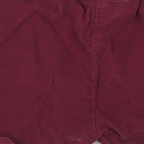 Hullabaloo Girls Purple  Cotton Mom Shorts Size 4-5 Years  Regular