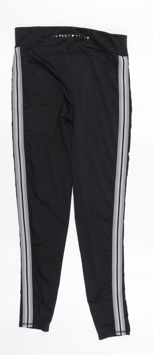 F&F Womens Black  Polyester Jogger Leggings Size S L26 in Regular Pullover