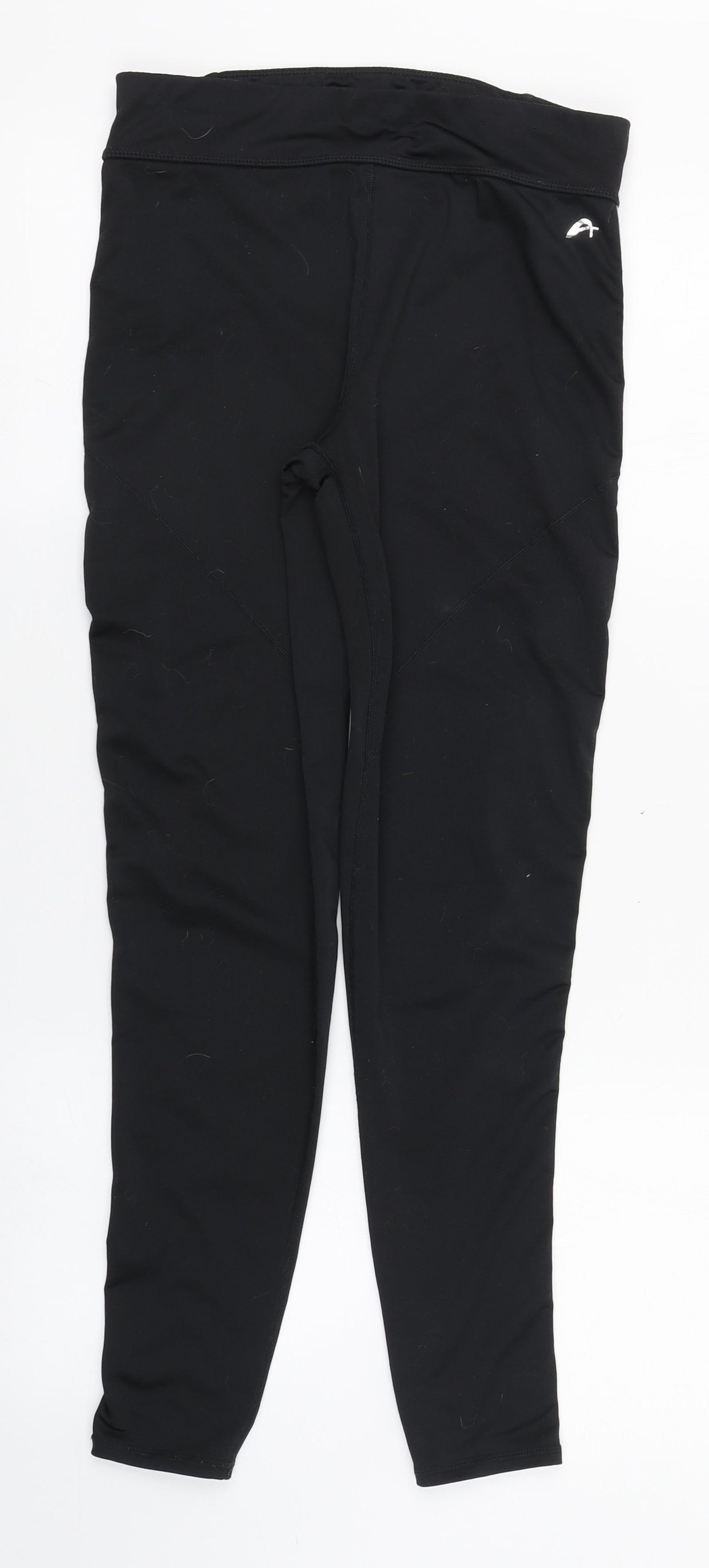 F&F Womens Black  Polyester Jogger Leggings Size S L26 in Regular Pullover