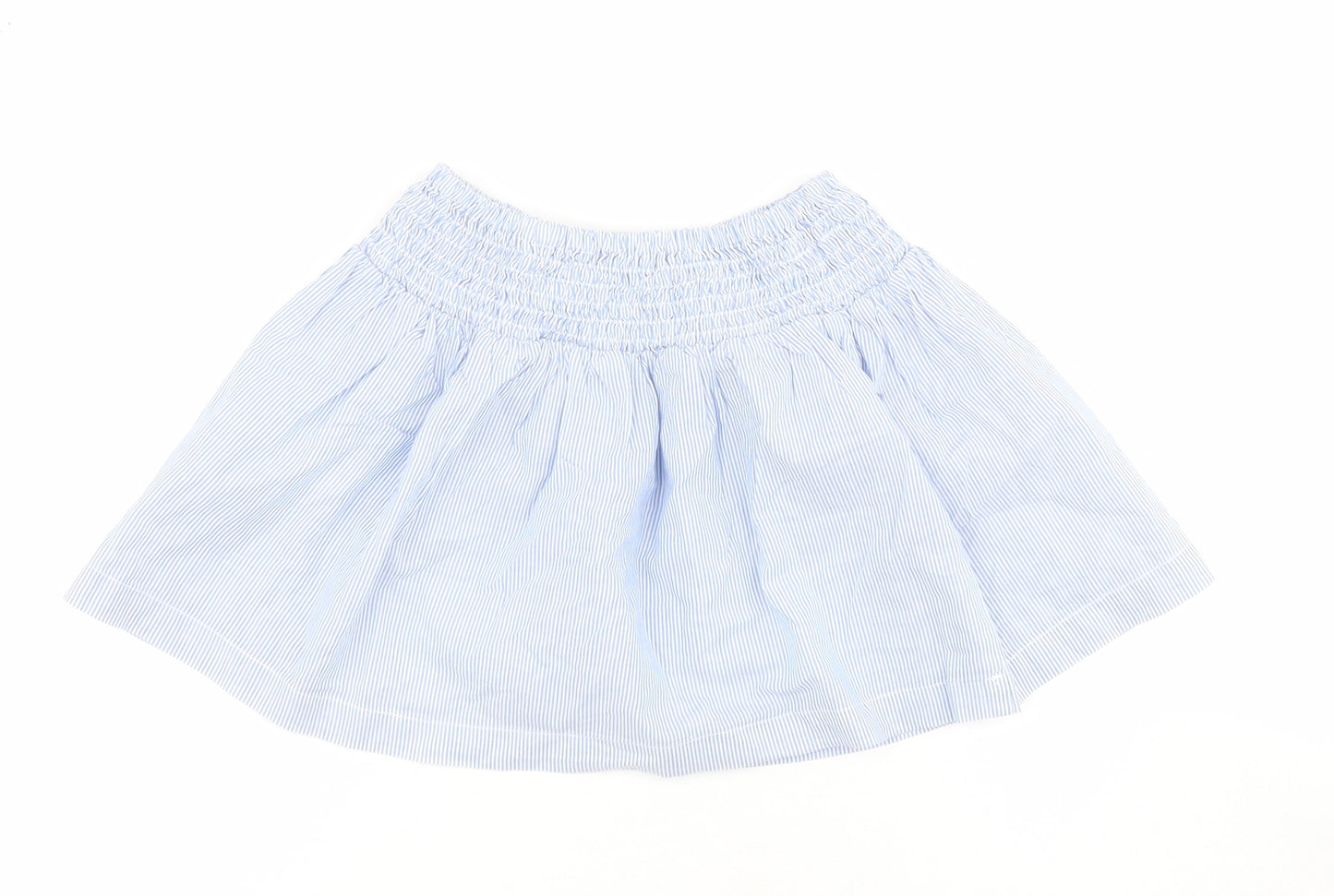 H&M Girls Blue Striped 100% Cotton Tutu Skirt Size 2 Years  Regular Pull On