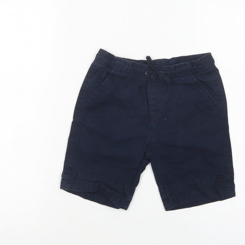 Urban Rascals Boys Blue  Cotton Chino Shorts Size 4-5 Years  Regular Drawstring