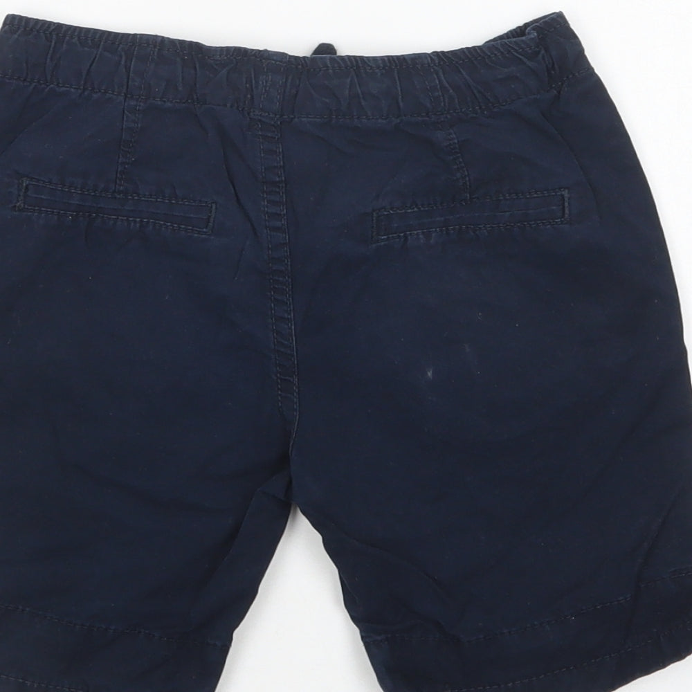 Urban Rascals Boys Blue  Cotton Chino Shorts Size 4-5 Years  Regular Drawstring