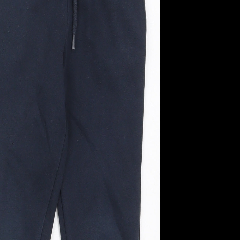 Dunnes Boys Blue  Cotton Sweatpants Trousers Size 4 Years  Regular Drawstring