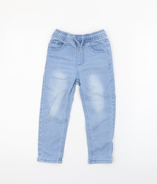 Dunnes Stores Boys Blue  Cotton Skinny Jeans Size 2-3 Years  Regular