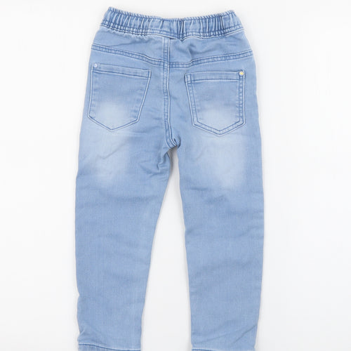 Dunnes Stores Boys Blue  Cotton Skinny Jeans Size 2-3 Years  Regular