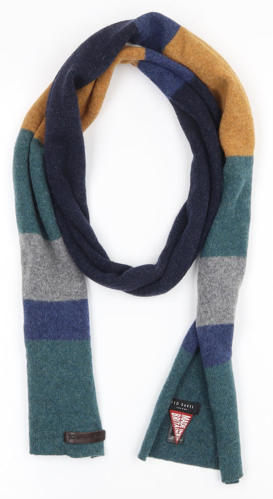 Ted Baker Mens Multicoloured Striped  Scarf  One Size