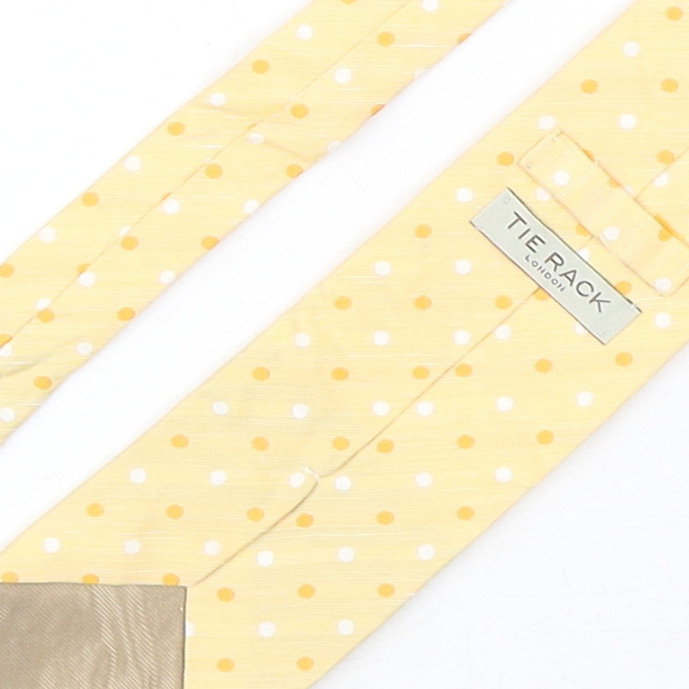 Tie Rack Mens Multicoloured Polka Dot Silk Pointed Tie One Size