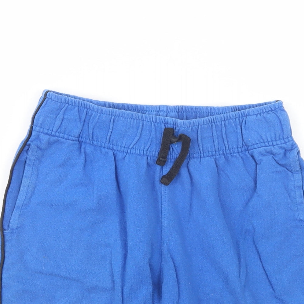 Urban Outlaws Boys Blue  Cotton Sweat Shorts Size 10 Years  Regular Drawstring