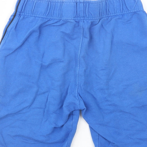 Urban Outlaws Boys Blue  Cotton Sweat Shorts Size 10 Years  Regular Drawstring