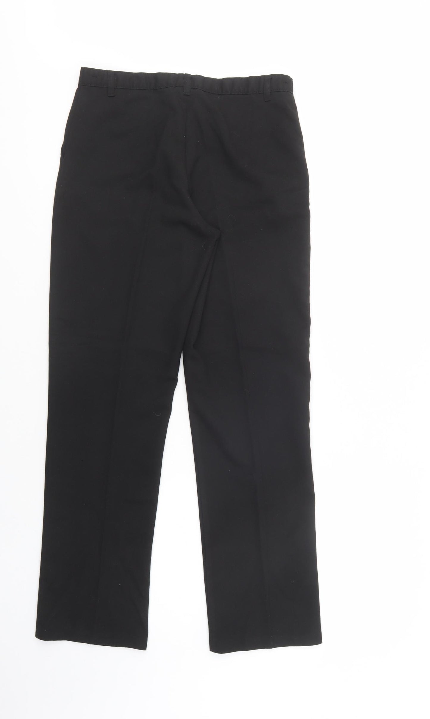 George Girls Black  Polyester Dress Pants Trousers Size 13-14 Years  Regular Button - School Wear
