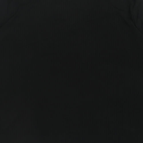 Berkertex Womens Black  Polyester Basic T-Shirt Size 18 V-Neck Pullover
