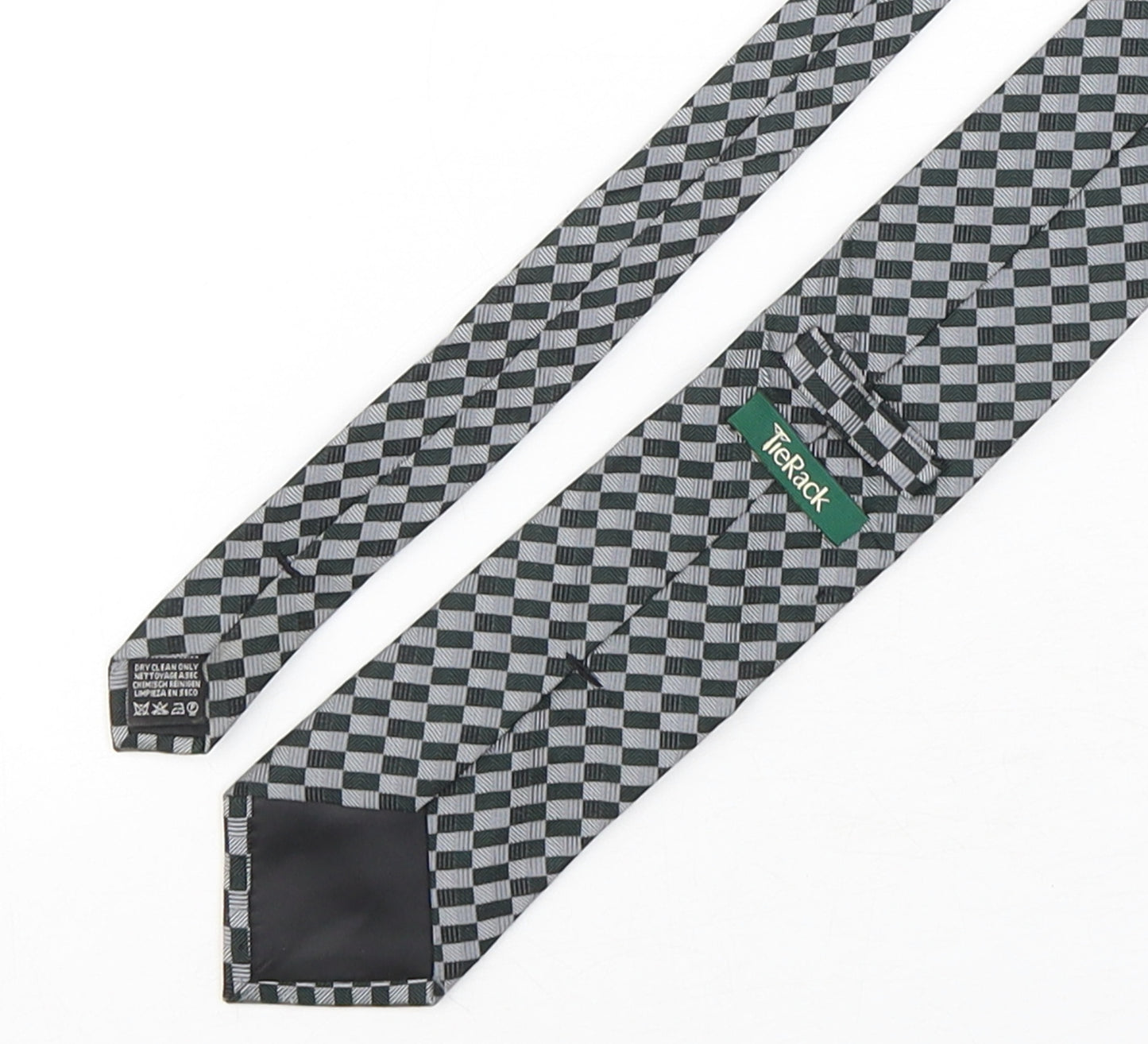 Tie Rack  Mens Multicoloured Plaids & Checks Silk Pointed Tie One Size