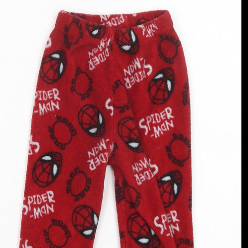 Primark Girls Red Geometric Polyester  Lounge Pants Size 3-4 Years   - Spider-Man